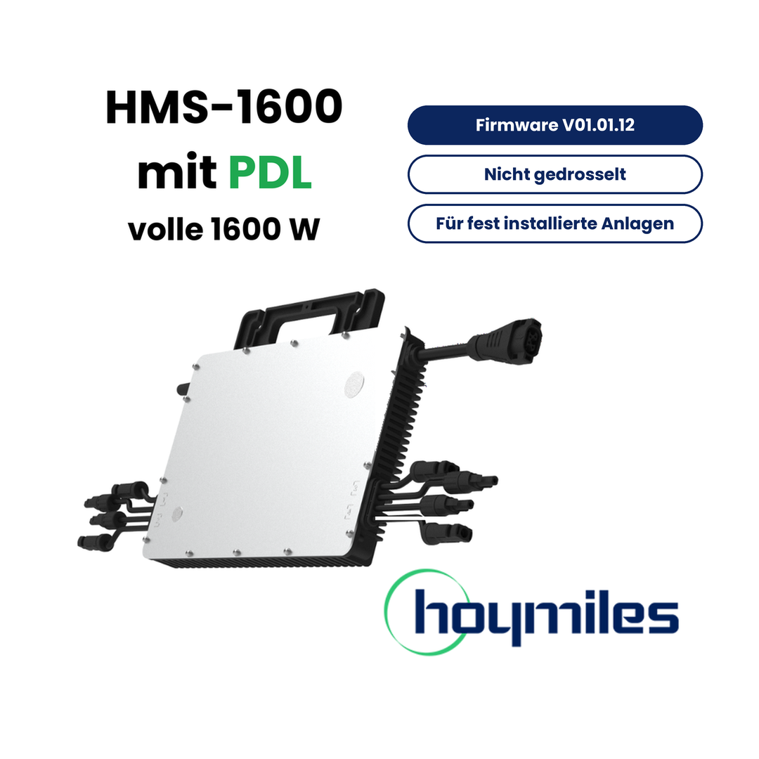 HMS-1600-4T mit PDL (Firmware V01.01.12), 1600 W; Hoymiles Mikrowechselrichter
